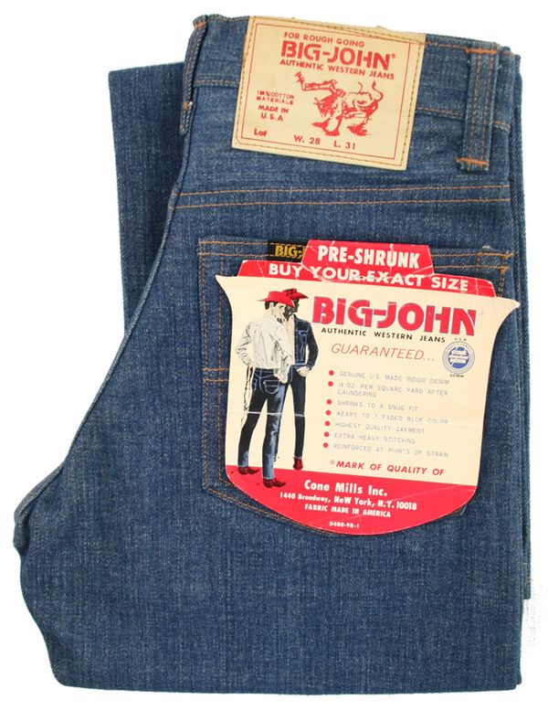 BIG-JOHN®︎ 1ST復刻　M1002 made in USA W28 BIG-JOHN®︎ 1ST復刻 M1002 made in USA W28