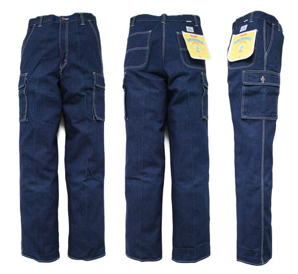 希少 70s BIGJOHN WORLD WORKERS カーゴ デニムパンツ 1975年 WORLD WORKERS カーゴパンツ - デジタルアーカイブ | BIG